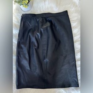 Vintage Krizia 100% Sheepskin Pencil Skirt